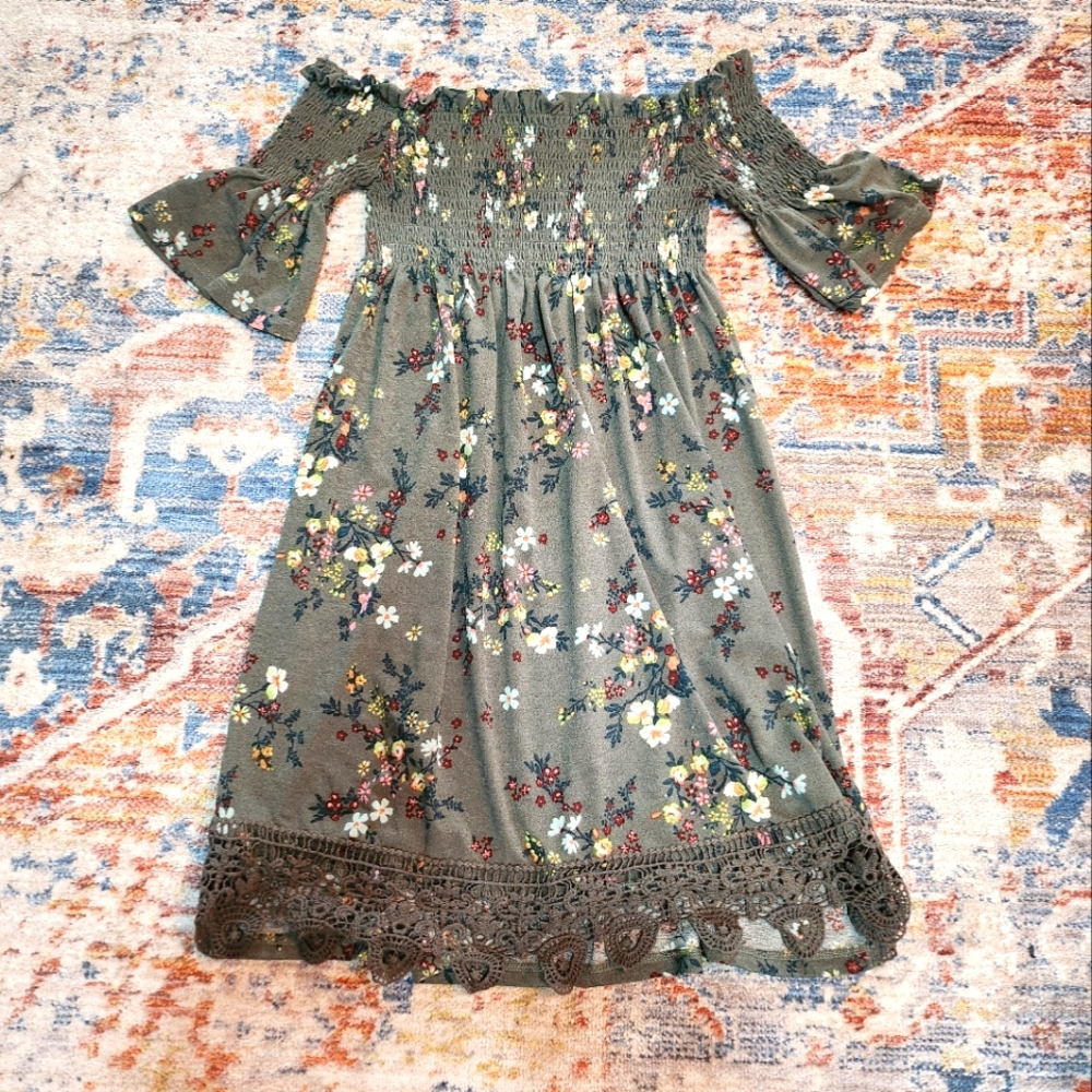 Off the shoulder dress